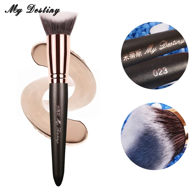 

MY DESTINY 3D Hair Base Foundation Brush Kabuki Make Up Makeup Brushes Pinceis Pincel Maquiagem Brochas Maquillaje Pinceaux 023