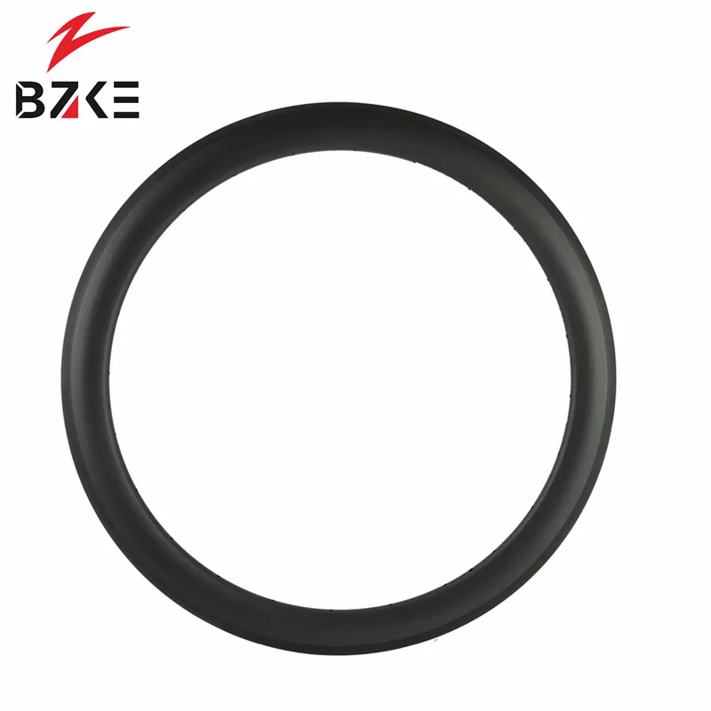 Sale BZKE carbon rim for road bike 700c carbon road rim 50mm deep 25mm width chincher or tubeless racing bicycle rims UD 3K finish 2