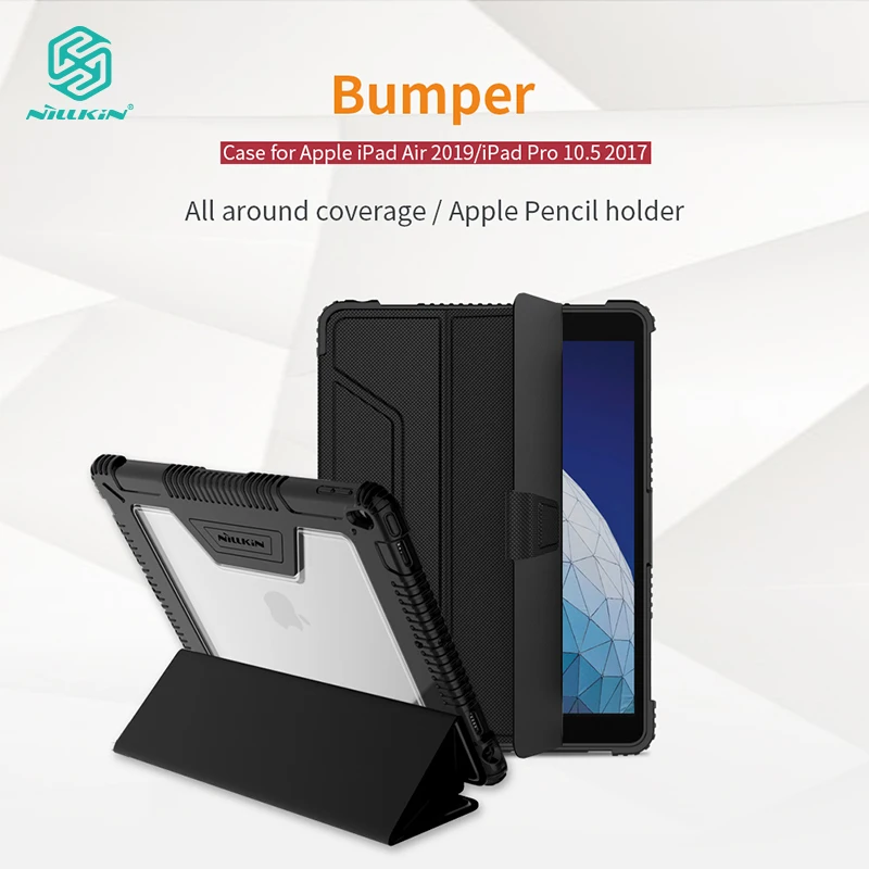 Чехол Nillkin для iPad Air 2019/для Pro 10 5 2017 искусственная кожа + Поликарбонат умный флип