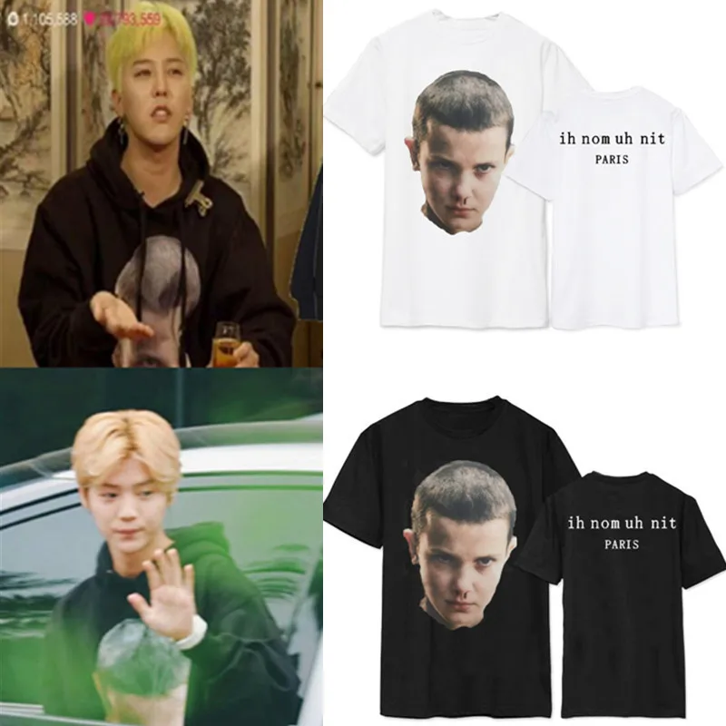Kpop bigbang G Dragon Футболка kpop running brothers Аватар с коротким рукавом для мужчин и женщин