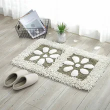 Скандинавские белые зеленые травяные напольные ковры лестницы цветочные коврики для кухни гостиной прикроватные ковры para cocina