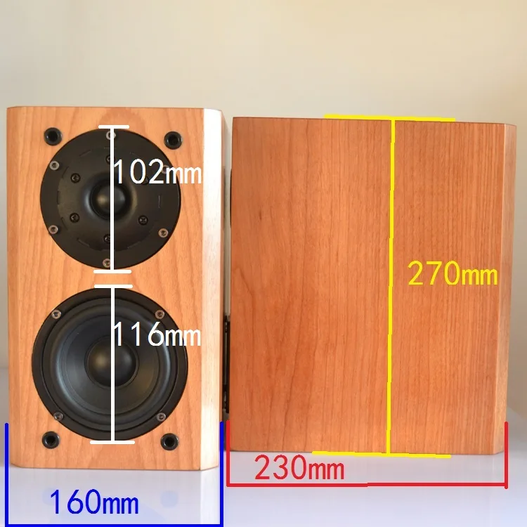 HIFIDIY LIVE книжная полка динамик звуковая коробка 4,5 дюймов HIFI домашний передний домашний кинотеатр вокруг DIY 80 Вт* 2 пассивные аудио колонки B4