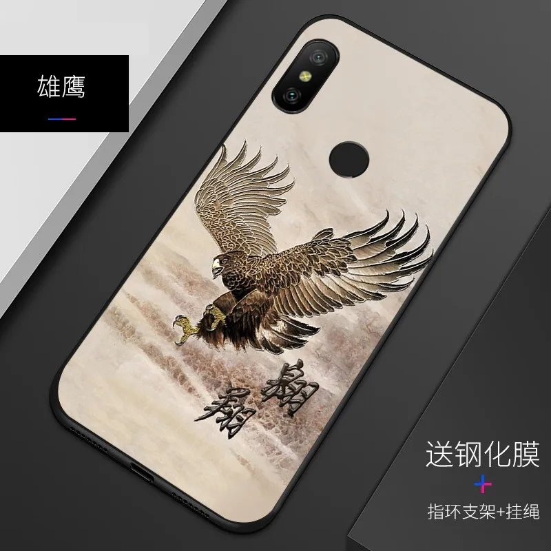 Рельефный Винтажный чехол в японском стиле для Xiaomi Redmi note 6 note6 Snow Mountain|Бамперы| |