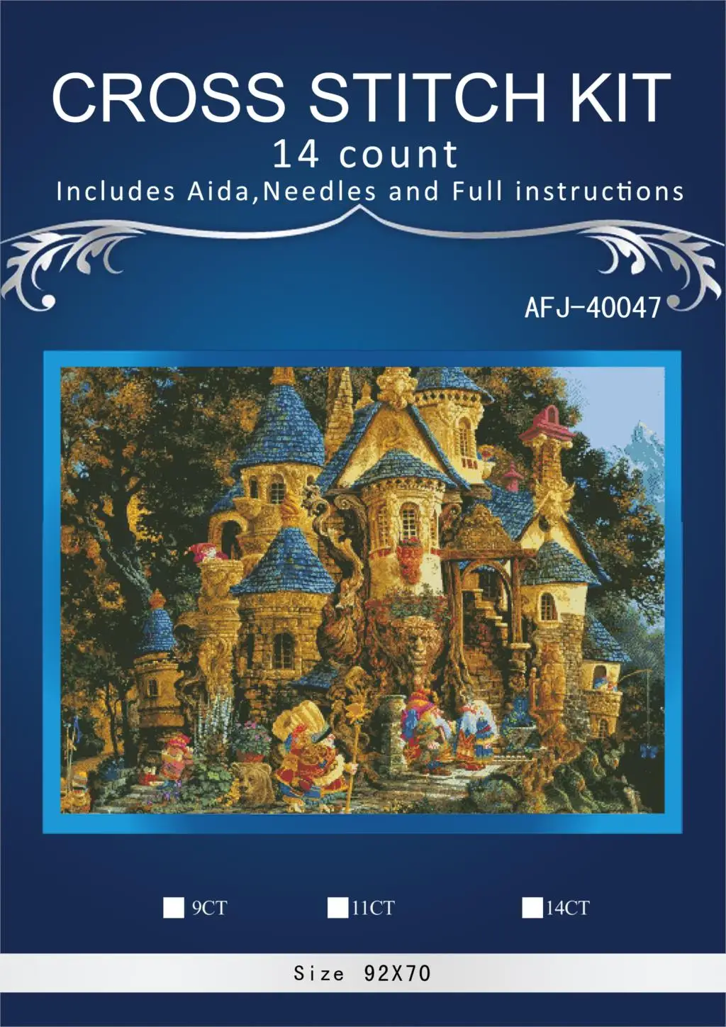 

oneroom Needlework,Magic Knowledge College 14CT For Counted Handwork Embroidery, DMC Cross stitch kits,Art Cross-Stitching