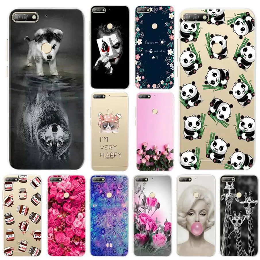 Soft Cute Cover Case For Huawei Honor 6a 6x 9 5c 5x 8 Phone Silicone Coque Bumper |