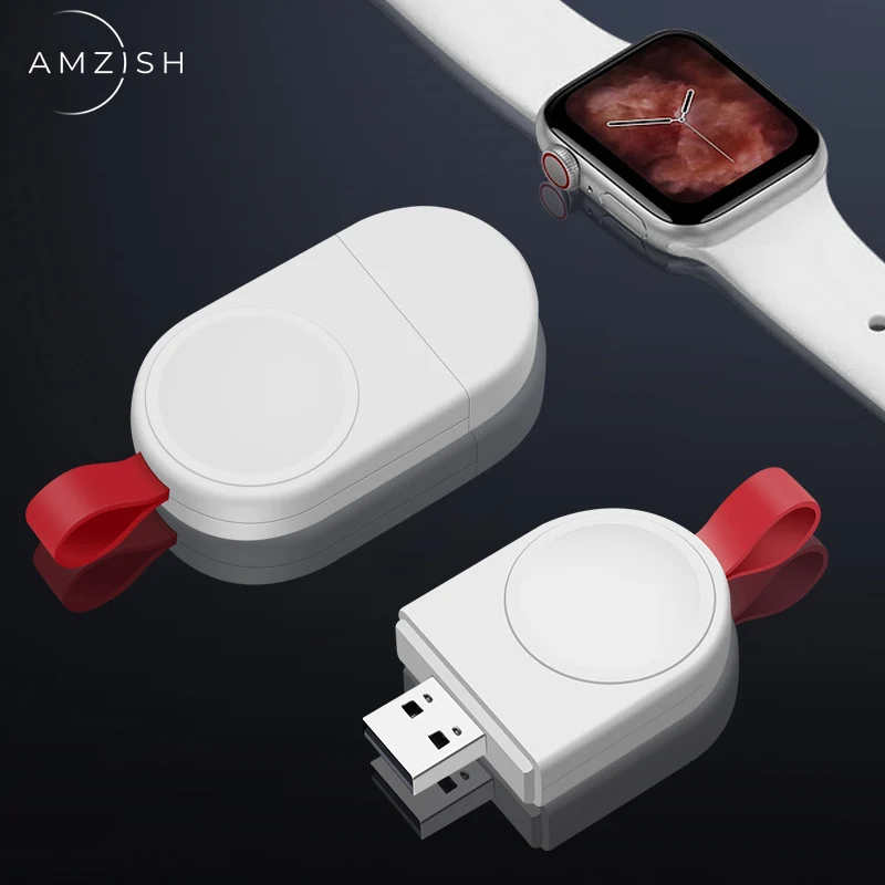 

amzish Wireless Charge For Apple Watch Charger 4 3 2 1 Magnetic Charging For iWatch Watch Charger Portable USB Charger Dock