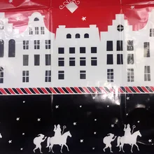 Скатерть с мультяшным рисунком, украшение для рождественской вечеринки, домашнего банкета, распродажа