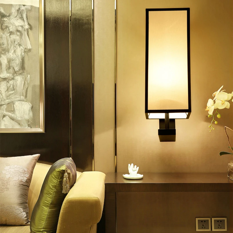 Chinese antique wall light living room restaurant cafe pub lamp bra teahouse room aisle corridor bedroom foyer wall sconce