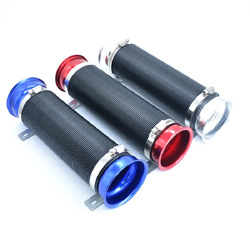 Automobile modified intake intelligent telescopic hose to increase the