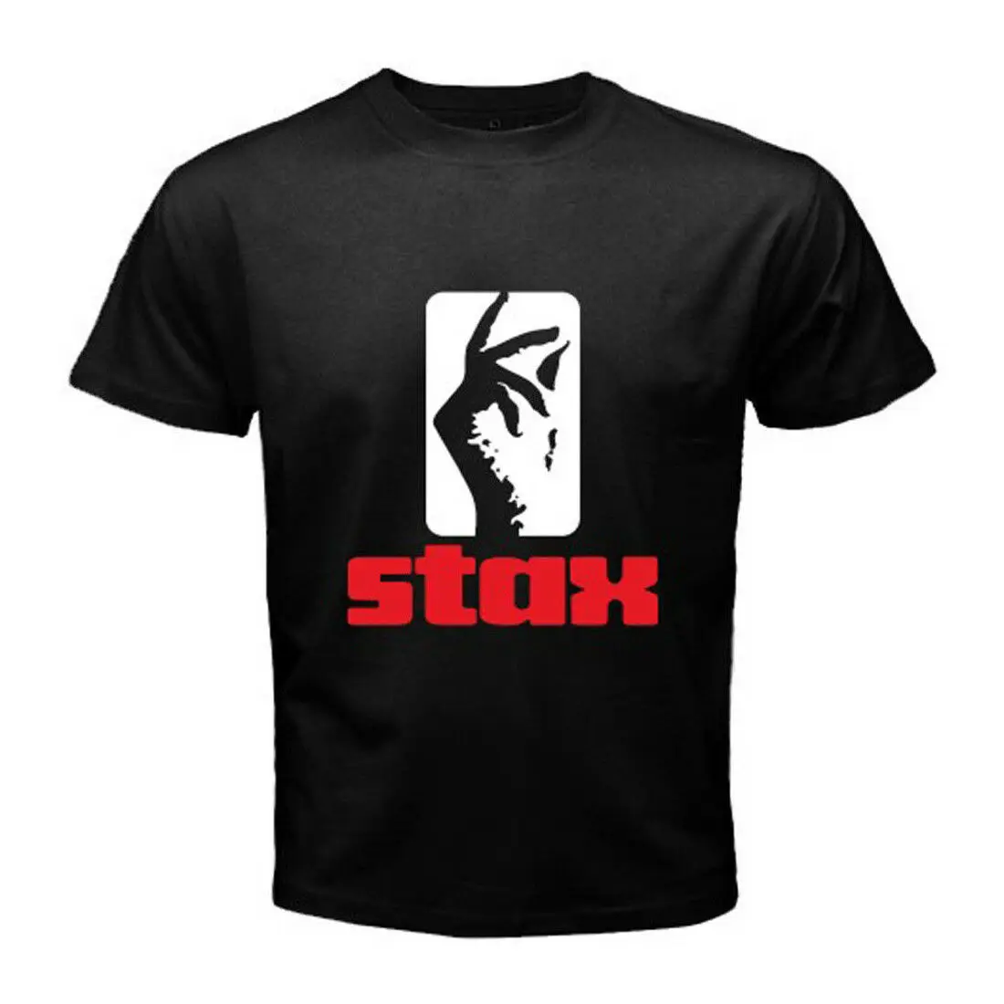 STAX RECORDS R & B футболка Черная новая хлопковая Мужская Футболка размер S до 3XL хип хоп