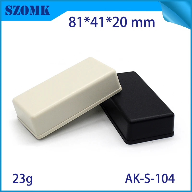 

20 pcs, 81*41*20mm diy plastic box for electronics project szomk small plastic casing for electronic plastic enclosure connector