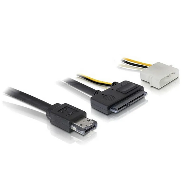 CY 50 см eSATAp Мощность комбинированный ESATA SATA 22pin &amp IDE/SATA 4pin 5V 12V для 3 5 &quot2 5&quot кабель