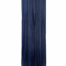Парики для косплея Fei-Show из синтетического термостойкого темно-синего цвета 4" /100 см вечерние костюмы на Хэллоуин карнавальные мероприятия длинные прямые волосы