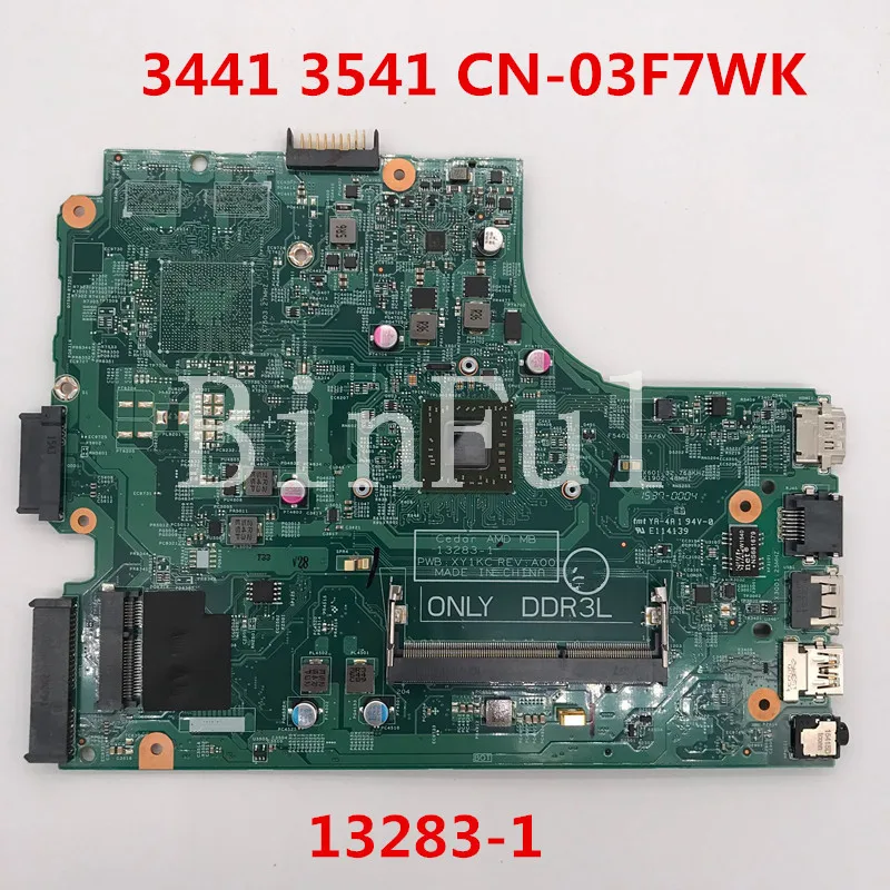 Высококачественная материнская плата для ноутбука Inspiron 3441 3541 фотосессия 03F7WK 3F7WK