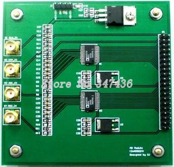 

Dual high speed AD module (2xAD9226) (12Bit, 65MSPS) (electronic competition routines)