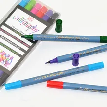 ZIG маркеры Kuretake акварельные ручки для рисования каллиграфия Искусство 6 цветов 12 цветов Япония