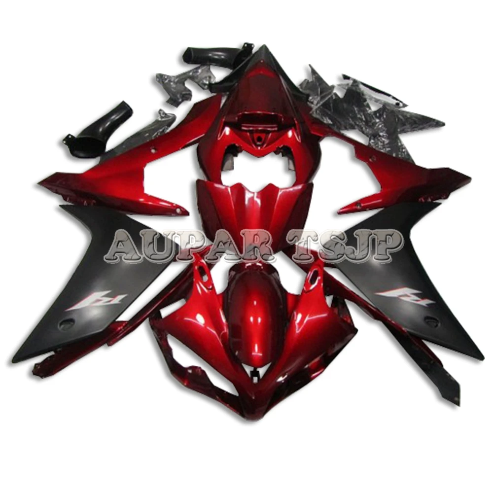 

Deep Red Black Covers for Yamaha YZF1000 2007 2008 Bodywork Motorbike Cowling YZF R1 07 08 Panel ABS Plastic Injection Body Work