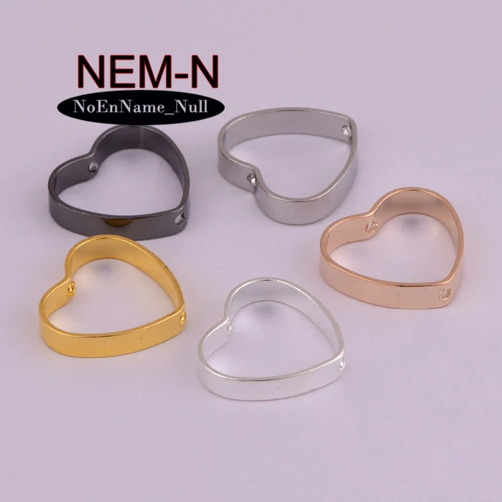 20 шт./лот NEM-N 13*14 мм модный настоящий символ любви перфорация очарование Любовь