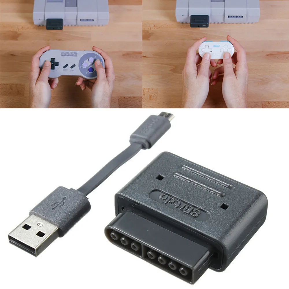 8bitdo Mini Беспроводной Bluetooth ретро приемник геймпад для NES SNES SFC PS3 PS4 wii U игровые контроллеры многопользовательский игроков