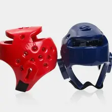 Горячее предложение! Детский/AdultsTaekwondo шлем красный синий полупокрытый защита для головы, саньда/каратэ/Муай Тай/боксео/бокс, приспособление для защиты головы
