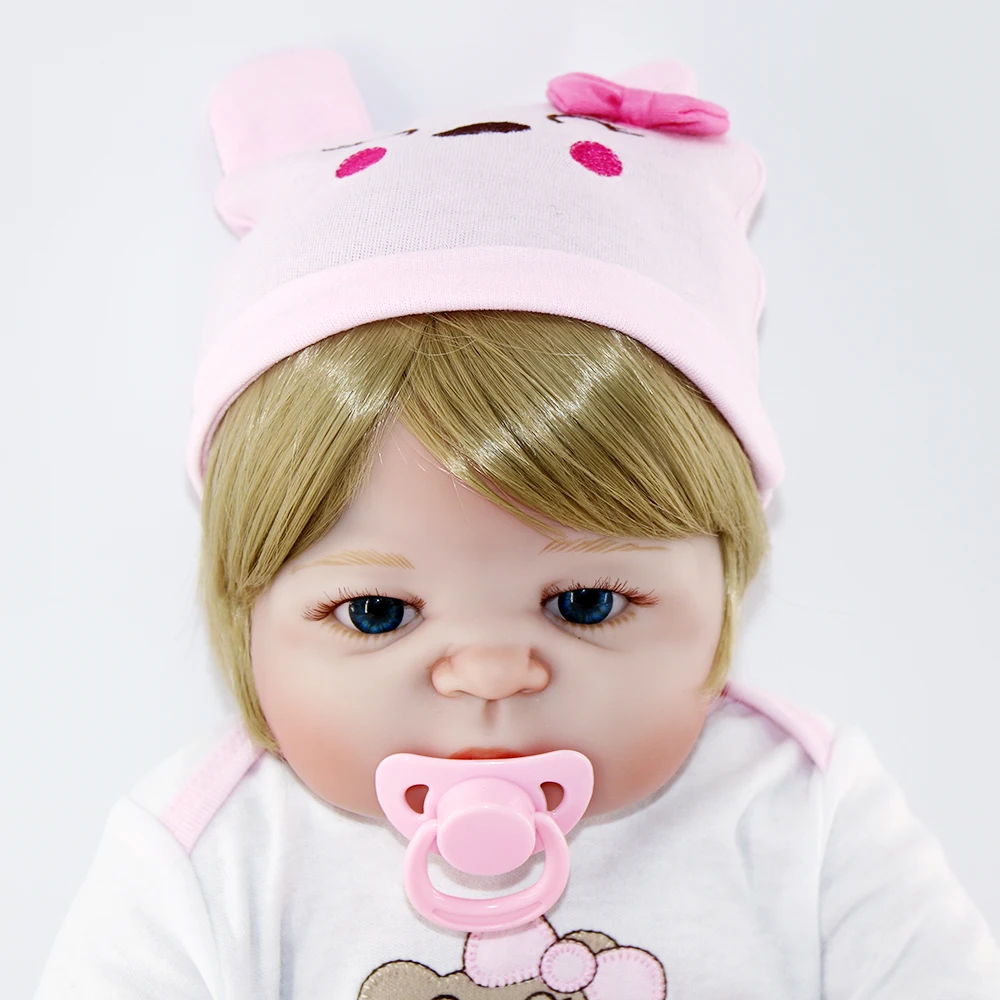 Menina bebe reborn 57 см мягкие силиконовые куклы для новорожденных игрушки девочек