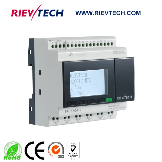 Ethernet PLC, идеальное решение для дистанционного управления и мониторинга и тревожных приложений, встроенный Ethernet возможность PR-18AC-R-N