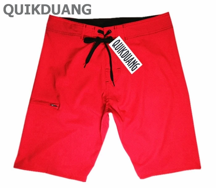 QUIKDUANG 4Way эластичные пляжные шорты мужские быстросохнущие пляжные шорты из спандекса красные пляжные шорты мужские шорты бермуды повседневные шорты SZ30-38