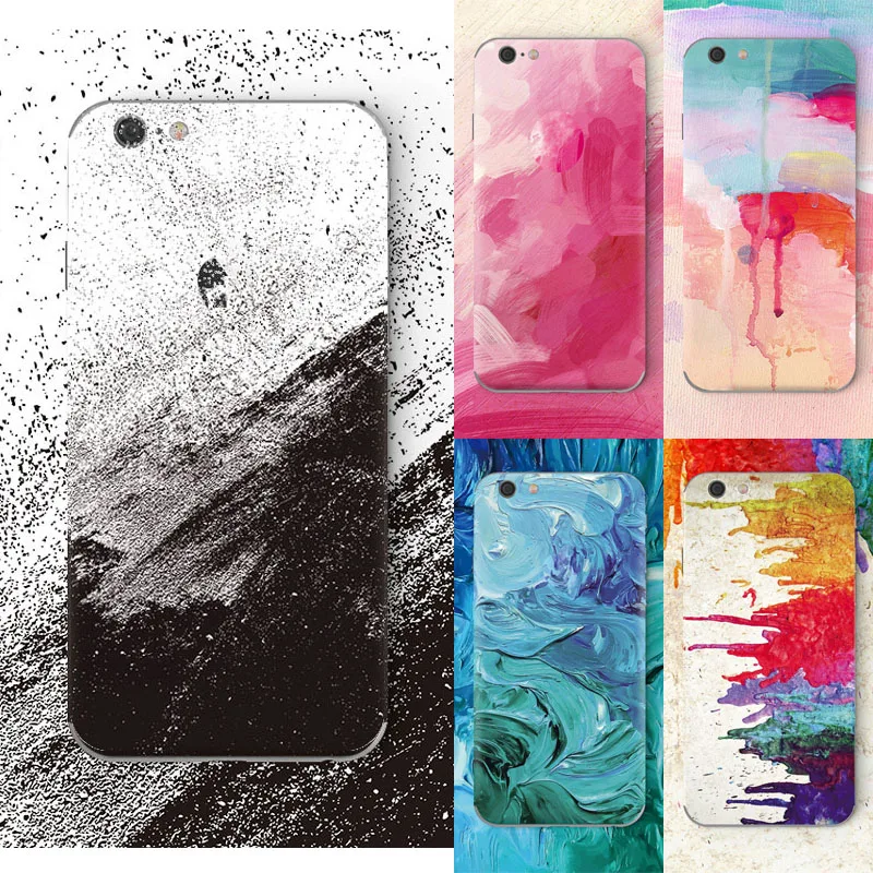 For Iphone 6 Case luxury phone Graffiti Painted oil Painting color Design cases for iphone 6s cove silicone back 