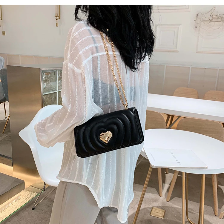Элегантная женская квадратная сумка с клапаном, модная Новая высококачественная женская дизайнерская сумка из искусственной кожи, сумка через плечо на цепочке