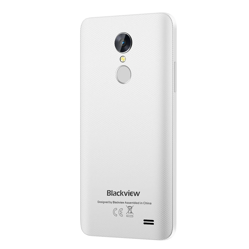 Смартфон Blackview A10 3g, 5,0 дюймов, 720 P, HD ips, Android 7,0, 2 Гб ОЗУ, 16 Гб ПЗУ, четырехъядерный, с сенсорным экраном, ID, 8 Мп, Unibody, тонкий мобильный телефон