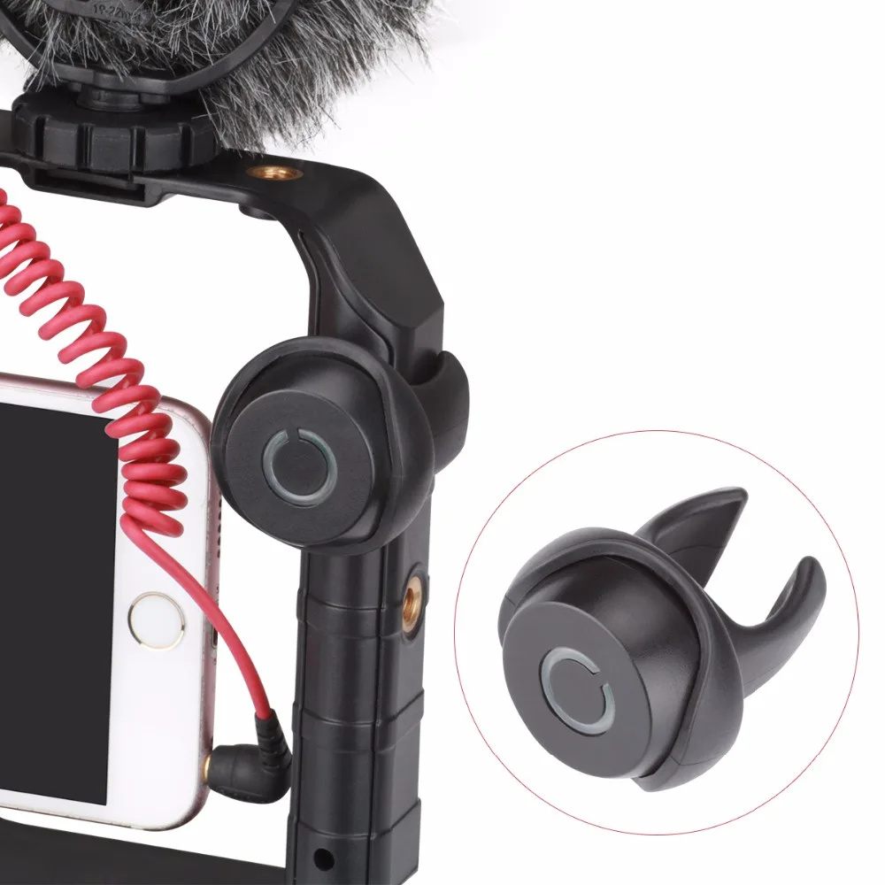 

Ulanzi Bluetooth Remote Control for U-Rig Pro Clip-on Wireless Shutter Release for iPhone X 8 Android Smartphone Video Shooting