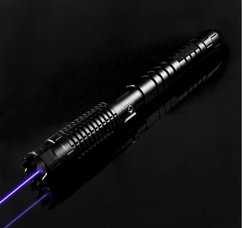 

Focusable High Power LED Blue Laser Pointer 1000W 1000000m With 5 Star Caps 450nm Burning Mmatch/Paper/Dry Wood/Candle Hunting