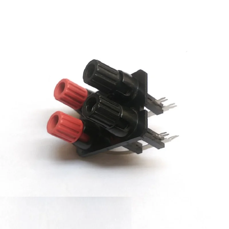 

10PCS Double row 4 6 Female Banana Plug jack Speaker Amplifier Terminal Wire Clip High Quality Audio Socket Speaker Terminals