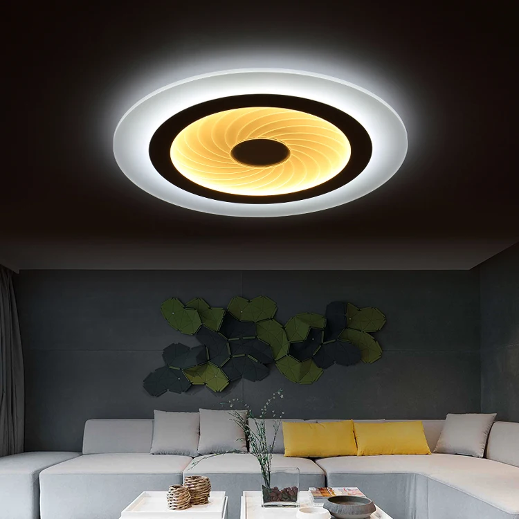 

Modern LED Ceiling Lights With 2.4G RF Remote Group Controlled Dimmable Color For Livingroom Bedroom led ceiling Lamps lustre