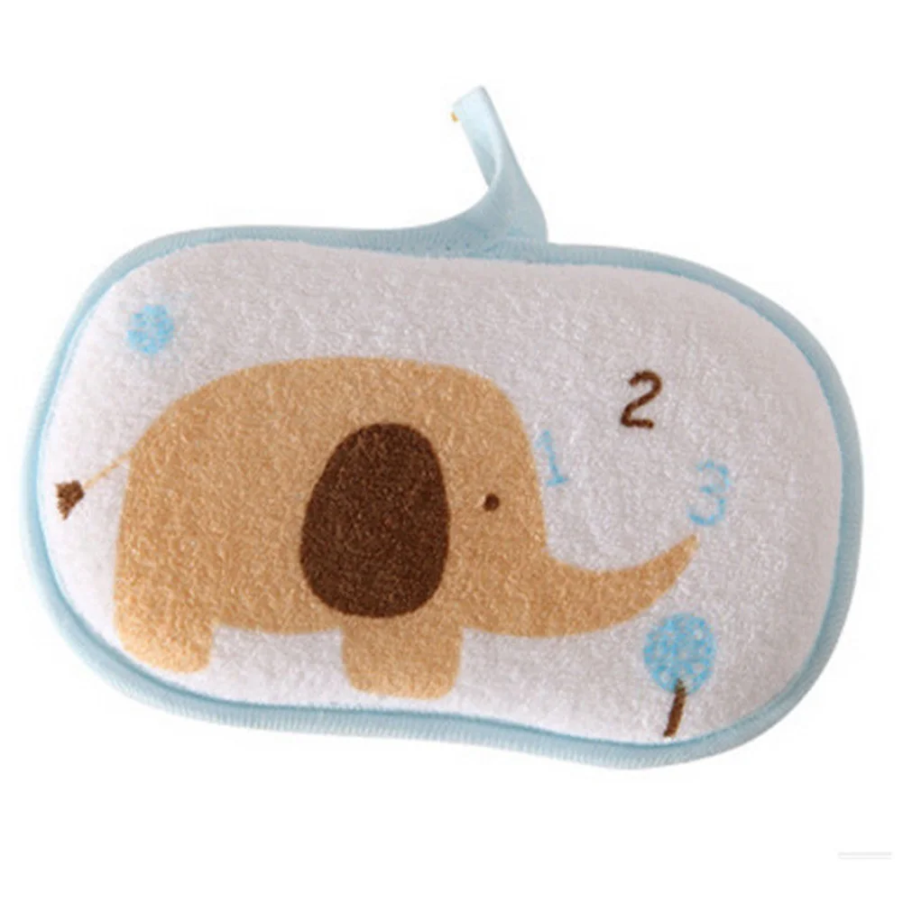 

Hot Sale Soft Newborn Baby Bath Sponge Faucet Baby Towel Accessories Infant Shower Sponge Cotton
