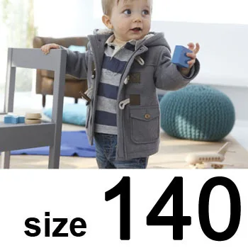 Коллекция куртка для маленького мальчика зимняя одежда 2-х цветное пальто из хлопка толстое детский зимний комбинезон детская одежда с капюшоном - Цвет: Gray size 140