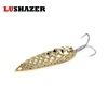 LUSHAZER metal lure catfish spoon fishing lures 5g 10g 15g gold/silver cicada metal lure bass lure for fishing free shipping ► Photo 2/6