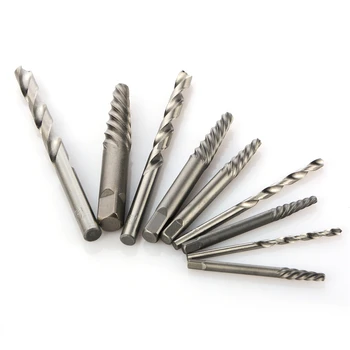 

11pcs/Set Screw Extractor Drill Bit Damaged Broken Screw Bolt Adjustable Tap Die Wrench Stud Remover Tool Kit for Woodworking