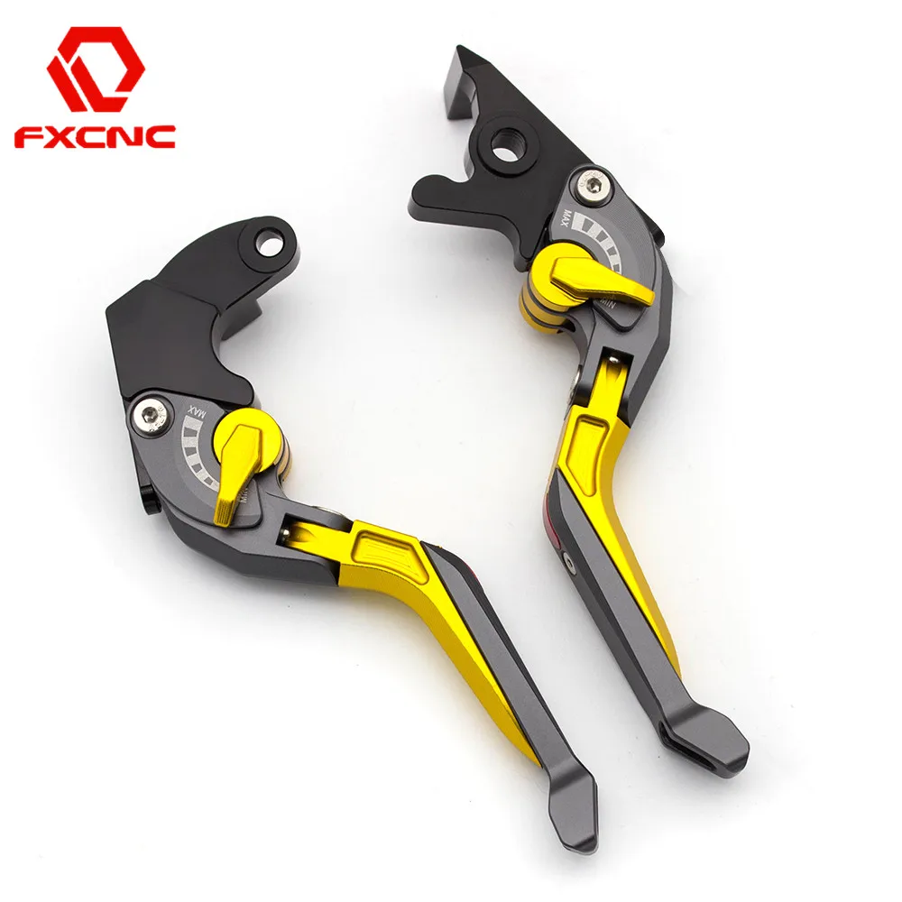 

FOR YAMAHA YFM 700 Raptor 700R 2008-2017 2016 2015 CNC 3D Rhombus Aluminum Motorcycle Folding Extendable Brake CLutch Levers