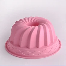 Grand moule à gâteau en Silicone, outils de cuisson 3d, ustensile de cuisson épais E163