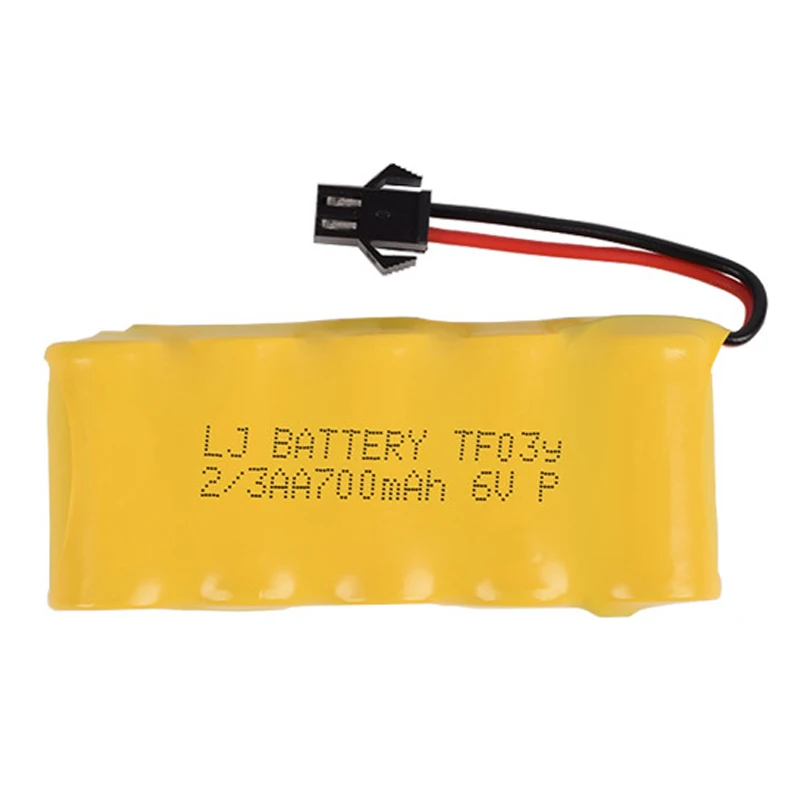 6v 700mAh 2/3AA NI-CD M Батарея Электрический водяной пистолет Электрические игрушки одна