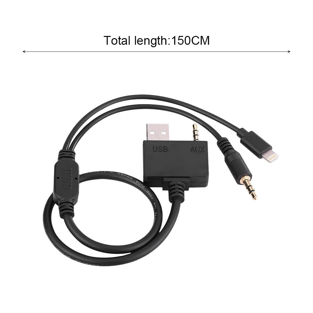 SOONHUA AUX автомобильный музыкальный интерфейс 8 контактный Lightning USB кабели высокое