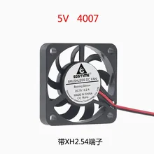 2 шт./лот 40x40x7 мм 6000 об/мин DC 5 V 12 V подшипник скольжения 4007 2Pin Бесщеточный вентилятор охлаждения