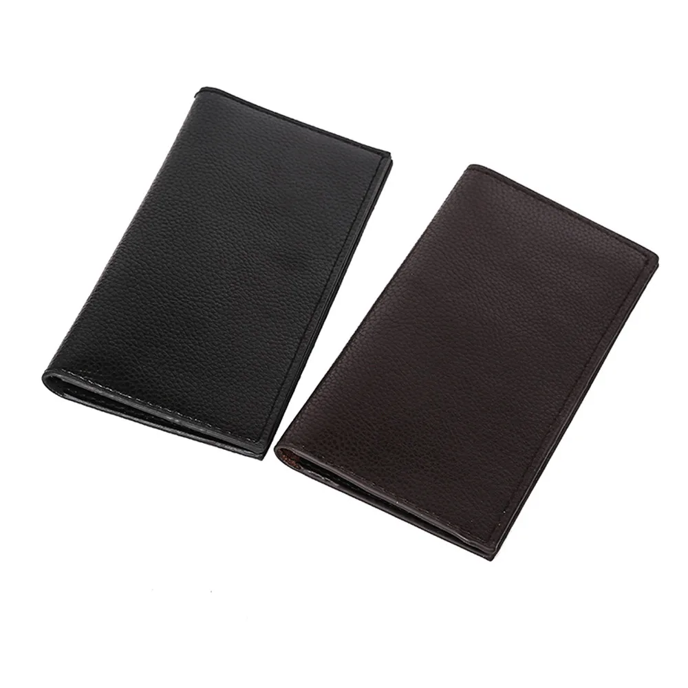 

Xiniu Men Simple Fashion Pure solid color Long Wallet Coin Purse Card Holders Handbag