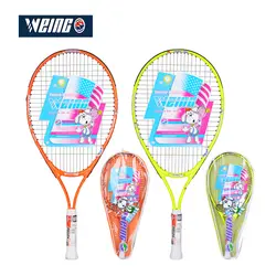 Детская Теннисная ракетка для младшего физкультуры, одна профессиональная тренировочная ракетка, настоящий продукт, теннисная ракетка из