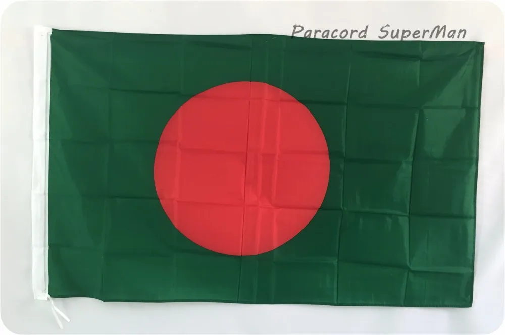 Флаг бенгальского флага баннер 3ft x 5ft висячий полиэстеровый флаг Bangladesh 150x90 см для празднования Кубка мира/активности/дома