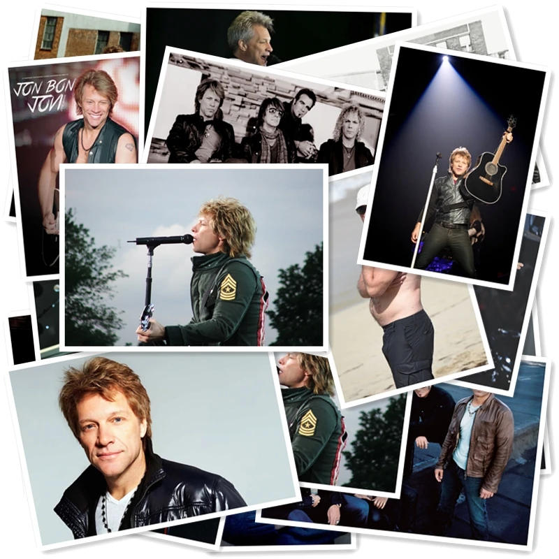 C1-8# Bon Jovi Классическая серия наклеек 20/шт ПВХ Коллекция ноутбуков подарок домашний декор холодильник Стайлинг смешанные наклейки s