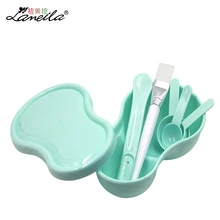 LAMEILA 7pcs Beauty Mask Bowl diy Homemade Face Mask Bowl with Measuring Spoon Cap Cosmetic Mixing