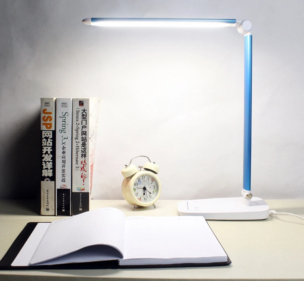 

12W 1000lm Dimmable LED Book Light Eye Care LED Desk Lamp Touch Sensor Foldable LED Night Light Multifunction Office LED Lamp