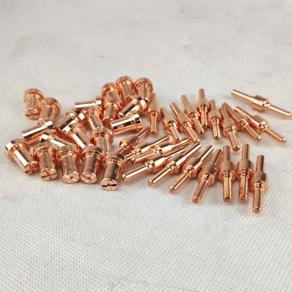 60pcs Plasma Cutting Torch Consumable Cutting Extended Long Plasma Cutter Kit 40A PT31 Plasma Torch Tip Electrode Nozzle 60pcs Plasma Cutting Torch Consumable Cutting Extended Long Plasma Cutter Kit 40A PT31 Plasma Torch Tip Electrode Nozzle